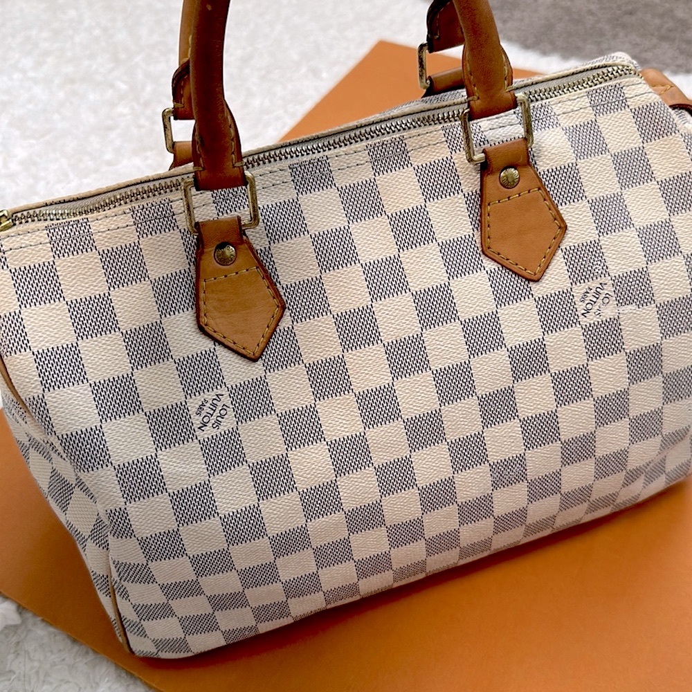 🔥✨Authentic💎✨Louis Vuitton Speedy 30 Damier Azur - Picture 9 of 16